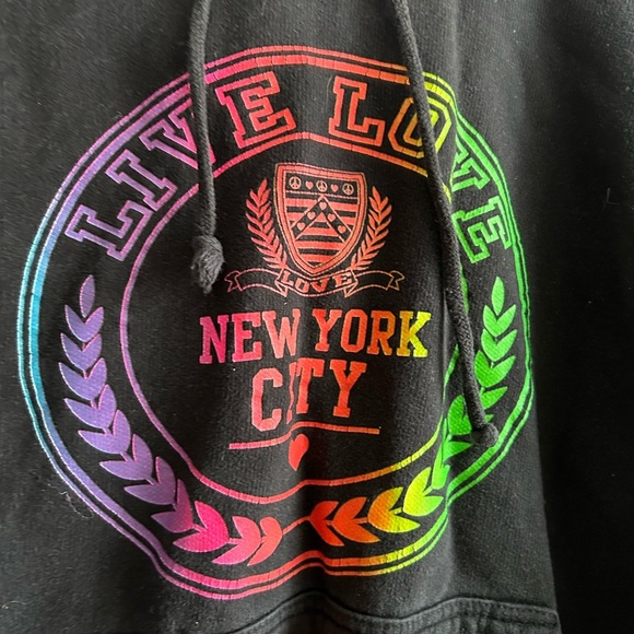 Black NYC Graphic Hoodie - Picture 6 of 14